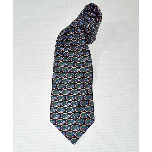 University Of Florida Necktie Men's OS Gators Logo AOP Collegiate NCAA - Picture 1 of 4